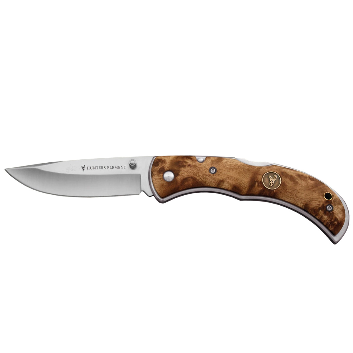 Hunters Element Classic Folding Drop Point Knife 1 Hunters Element Classic Folding Drop Point Knife