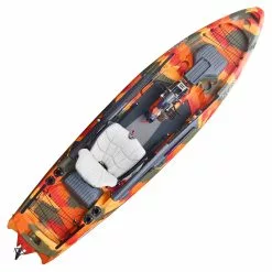 Feelfree Kayaks Feelfree Dorado 125 Overdrive Fishing Kayak -Fishing Rods Shop Feelfree Dorado Overdrive Fire Camo 01 1200x1200 1