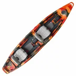 Feelfree Kayaks Feelfree Lure II Tandem Fishing Kayak -Fishing Rods Shop Feelfree Lure II Tandem Overdrive Fire Camo 01 1200x1200 1