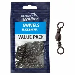 Jarvis Walker Black Barrel Swivels