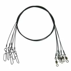 Shogun Black Wire Trace Leader 12″