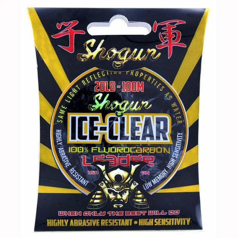 Shogun Ice Clear Fluorocarbon Fishing Leader 2 Shogun Ice Clear Fluorocarbon Fishing Leader - Image 2