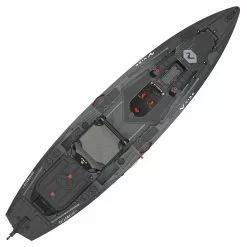 Vibe Kayaks Vibe Shearwater 125 Pedal Fishing Kayak -Fishing Rods Shop Vibe Shearwater 125 Raven 1200x1200 1