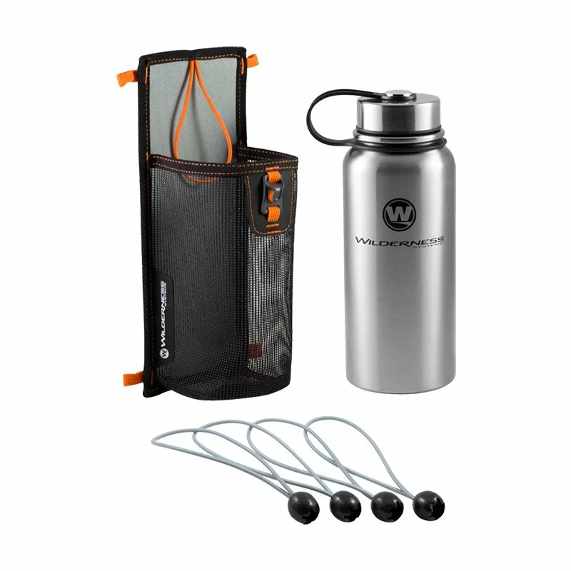 Wilderness Systems Mesh Storage Sleeve & Water Bottle Kit 1 Wilderness Systems Mesh Storage Sleeve & Water Bottle Kit