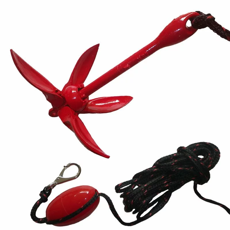 Freak Kayak Folding Anchor Kit With 7.5m Rope Bag 1.5kg 1 Freak Kayak Folding Anchor Kit With 7.5m Rope Bag 1.5kg